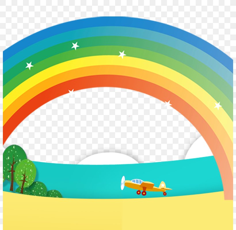 Cartoon Rainbow Download, PNG, 800x800px, Cartoon, Daytime, Drawing, Gratis, Green Download Free