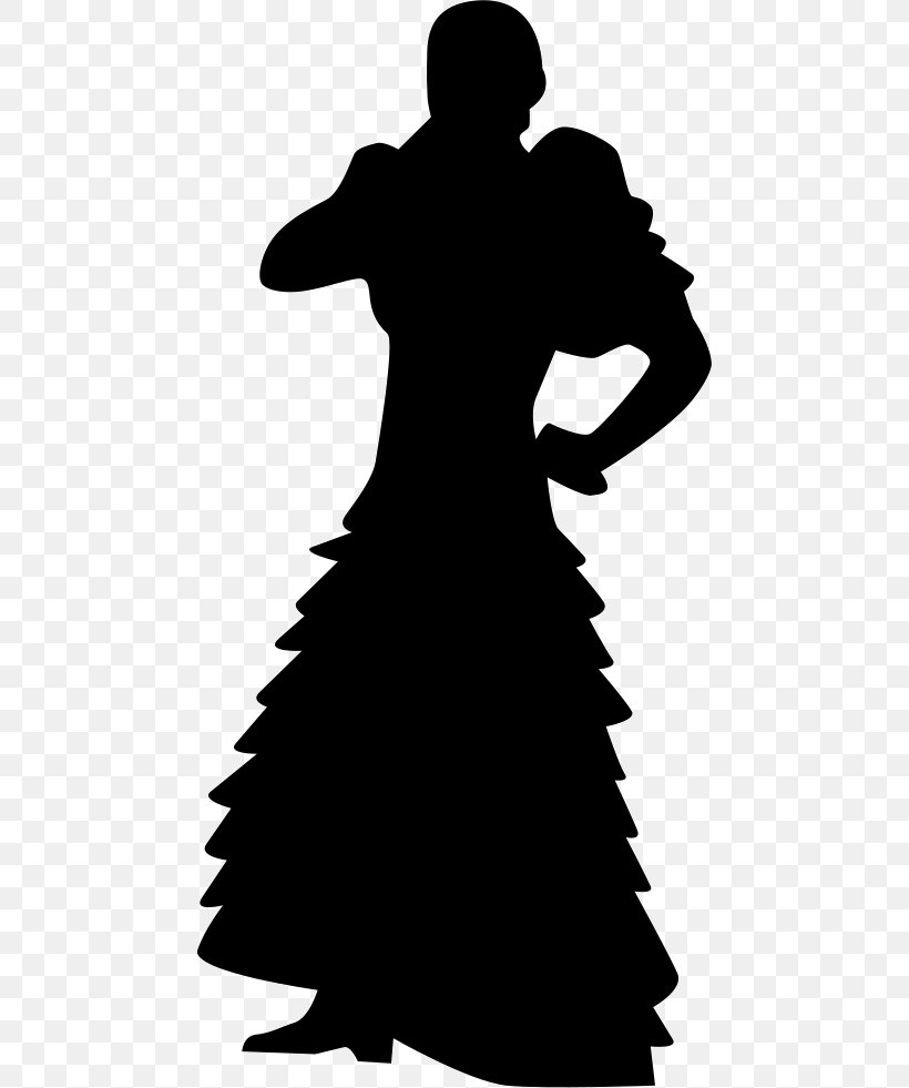 Dance Silhouette Flamenco Photography, PNG, 465x981px, Dance, Black And White, Clothing, Dancer, Dress Download Free