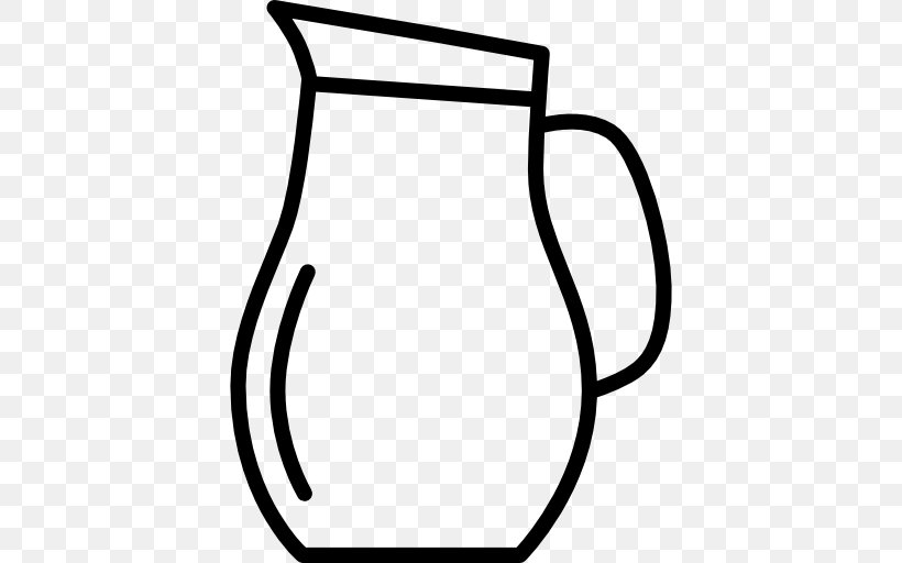Black And White Monochrome Area, PNG, 512x512px, Pitcher, Area, Black And White, Bottle, Glass Download Free