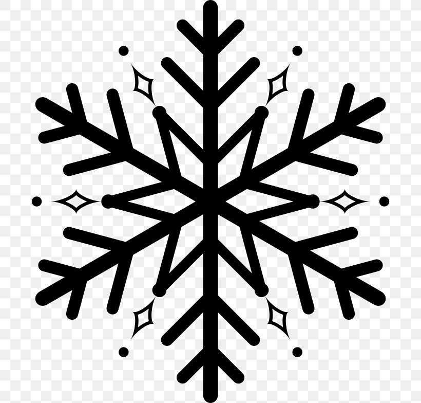 Snowflake Myasthenia Gravis, PNG, 698x784px, Snowflake, Black And White, Branch, Crystal, Flat Design Download Free