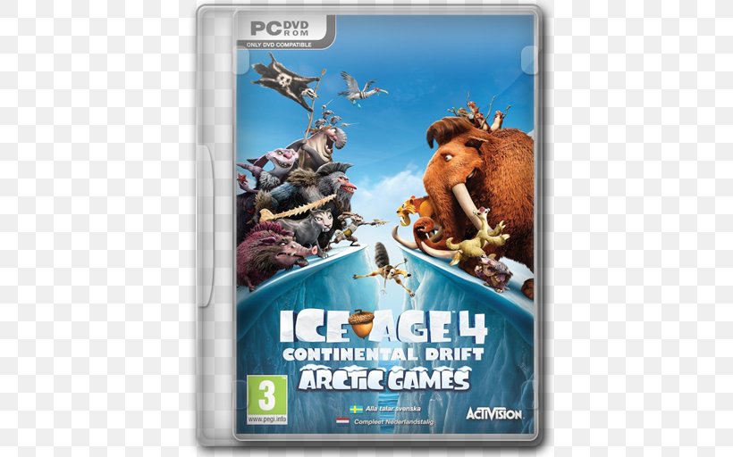 Ice Age: Continental Drift, PNG, 512x512px, Xbox 360, Computer Software, Film, Ice Age, Ice Age Continental Drift Download Free