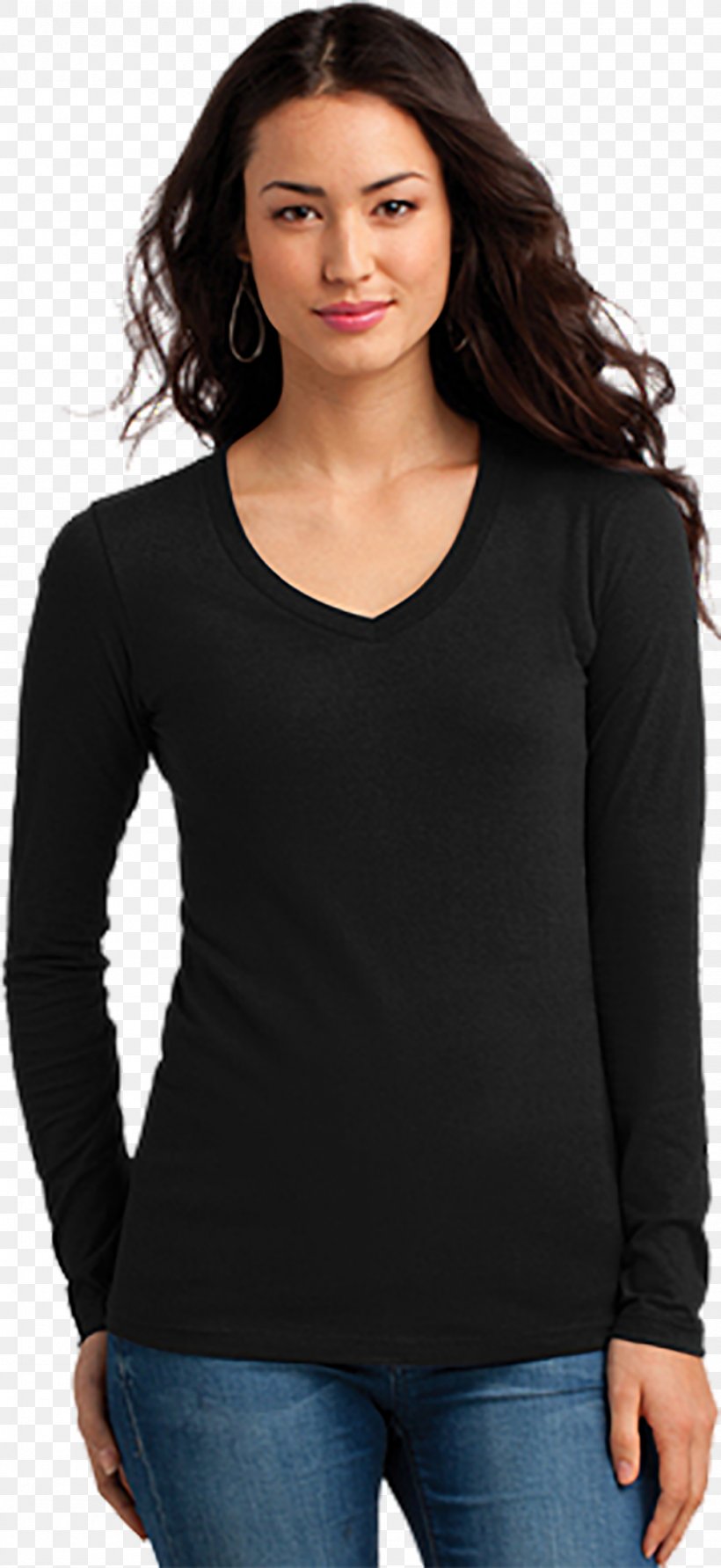 Long-sleeved T-shirt Neckline, PNG, 1000x2175px, Tshirt, Black, Clothing, Clothing Sizes, Collar Download Free