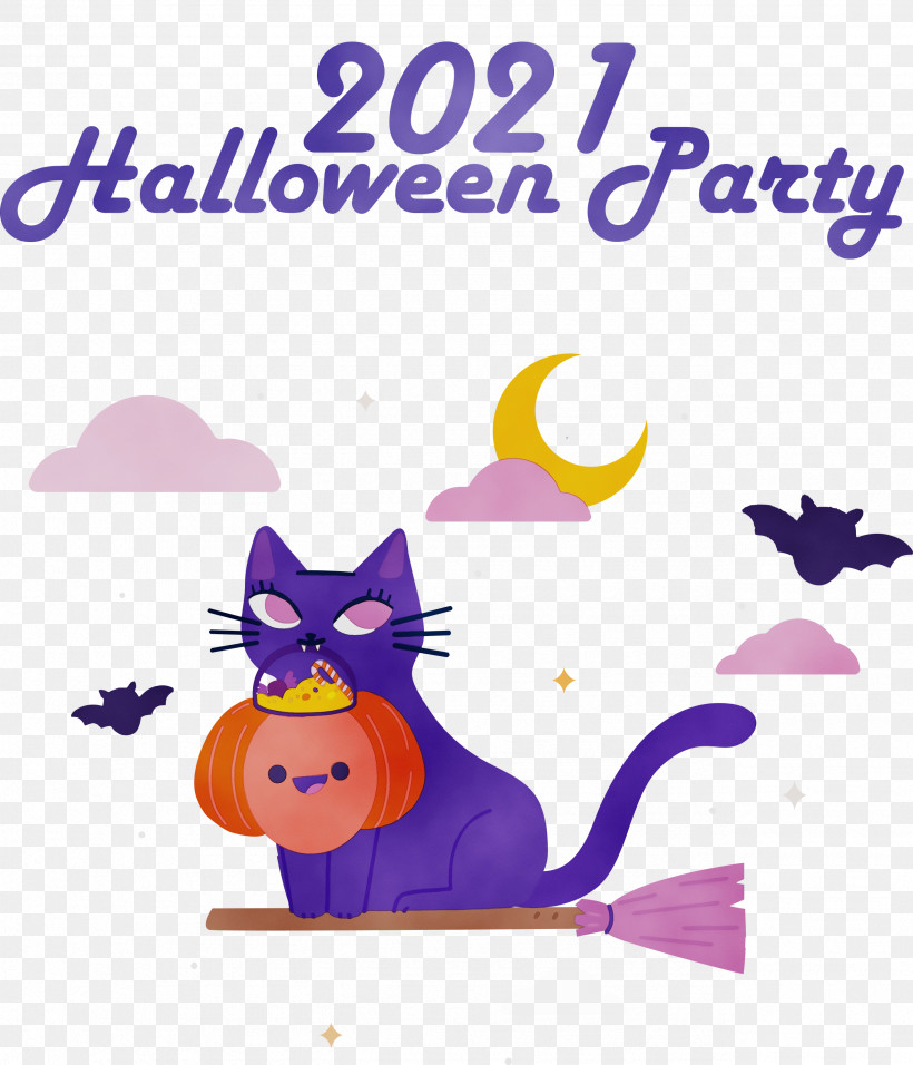 Invitation, PNG, 2572x3000px, Halloween Party, Cartoon, Cat, Character, Invitation Download Free
