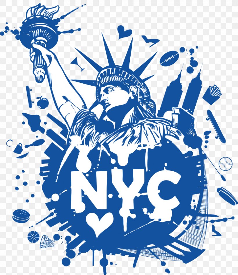 New York City Cartoon Clip Art, PNG, 831x960px, New York City, Art, Black And White, Blue, Cartoon Download Free