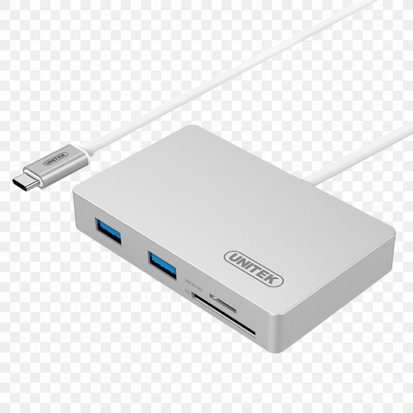 Adapter HDMI Ethernet Hub Mac Book Pro USB-C, PNG, 1200x1200px, Adapter, Bnc Connector, Cable, Docking Station, Electronic Device Download Free