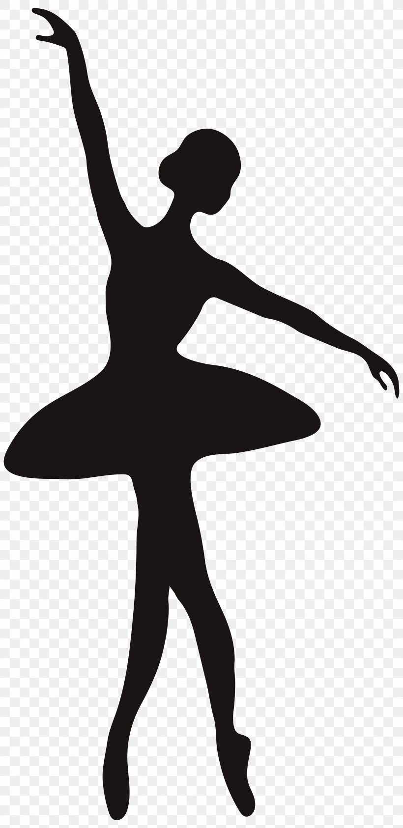 Dancer Silhouette Spinning PNG, 3890x8000px, Ballet Dancer, Arm, Ballet, And White Download