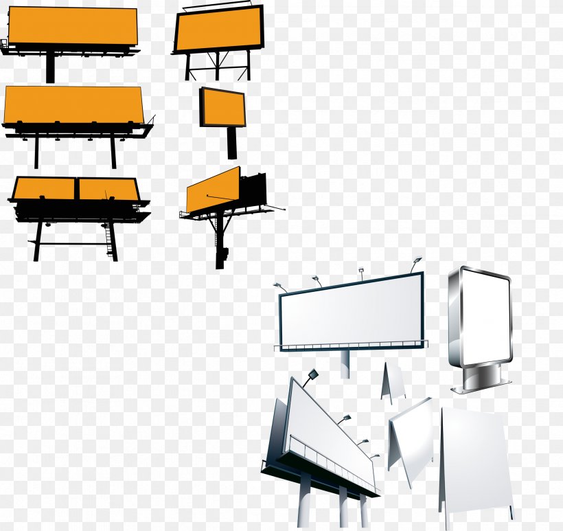 Billboard Advertising Clip Art, PNG, 2386x2252px, Billboard, Advertising, Banner, Chair, Furniture Download Free