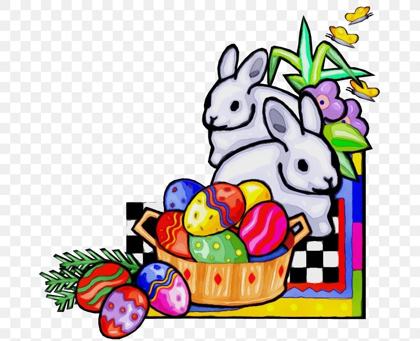 Easter Egg, PNG, 683x665px, Watercolor, Basket, Easter, Easter Bunny, Easter Egg Download Free