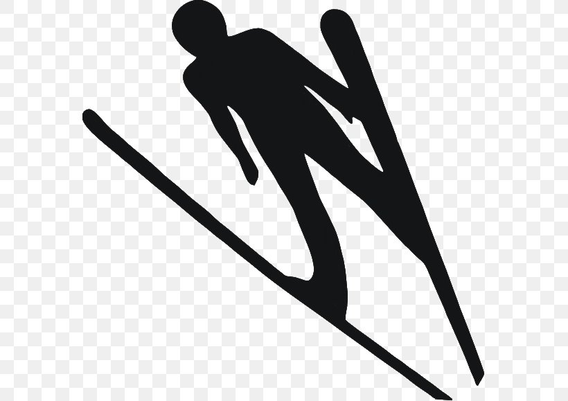 Ski Poles Rückershausen Mattenschanze Ski Jumping Clip Art, PNG, 581x579px, Ski Poles, Alpine Skiing, Black And White, Crosscountry Skiing, Downhill Download Free