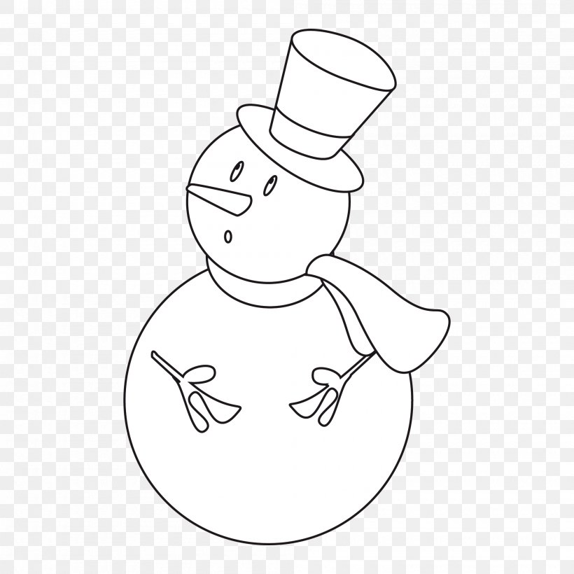 Snowman Drawing Coloring Book Olaf, PNG, 2000x2000px, Watercolor ...