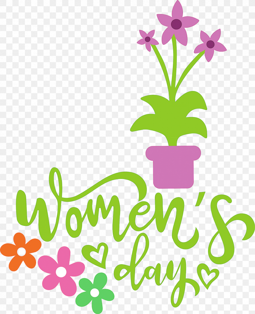 Womens Day Happy Womens Day, PNG, 2433x3000px, Womens Day, Cut Flowers, Floral Design, Flower, Green Download Free