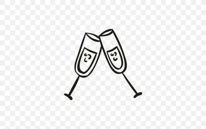 Champagne Sparkling Wine Toast Drink, PNG, 512x512px, Champagne, Alcoholic Drink, Area, Black, Black And White Download Free