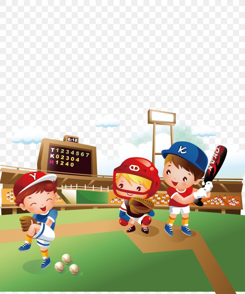 Baseball Field Cartoon Clip Art, PNG, 1181x1414px, Baseball, Art, Ball, Ball Game, Baseball Field Download Free