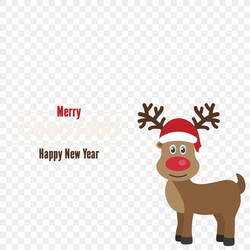 Santa Clauss Reindeer Rudolph Christmas Card, PNG, 1667x1667px, Santa Claus, Carnivoran, Christmas, Christmas Card, Christmas Eve Download Free