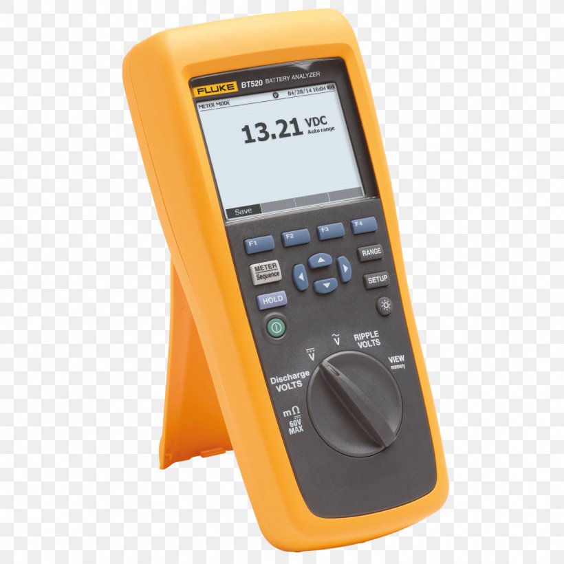 Fluke Corporation Multimeter Electric Battery Fluke BT521 Advanced Battery Analyzer Ground, PNG, 1500x1500px, Fluke Corporation, Battery Tester, Direct Current, Electric Battery, Electric Potential Difference Download Free