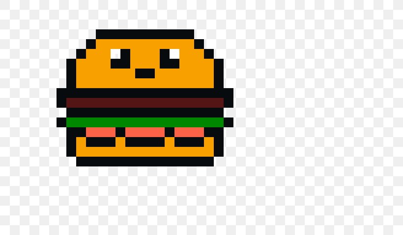 Pixel Art Hamburger, PNG, 810x480px, Pixel Art, Art, Brand, Drawing, Hamburger Download Free