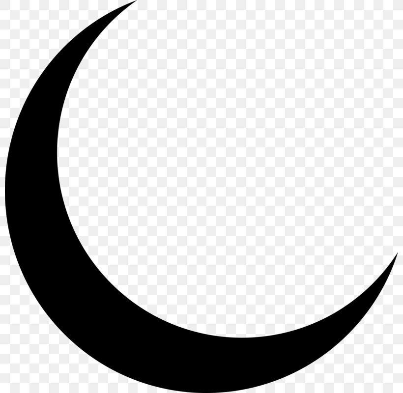 Crescent Moon Symbol Clip Art, PNG, 800x800px, Crescent, Art, Astronomical Symbols, Black, Black And White Download Free