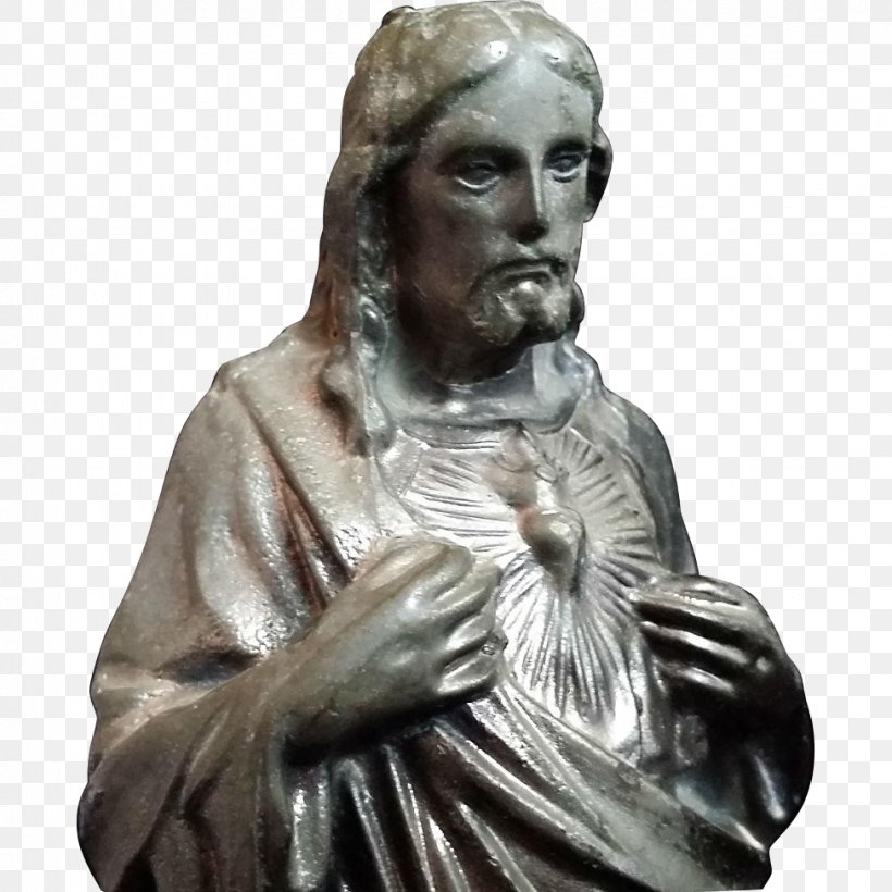 Jesus Statue Sacred Heart Religion Christianity, PNG, 975x975px, Jesus, Bronze, Bronze Sculpture, Bust, Catholic Download Free