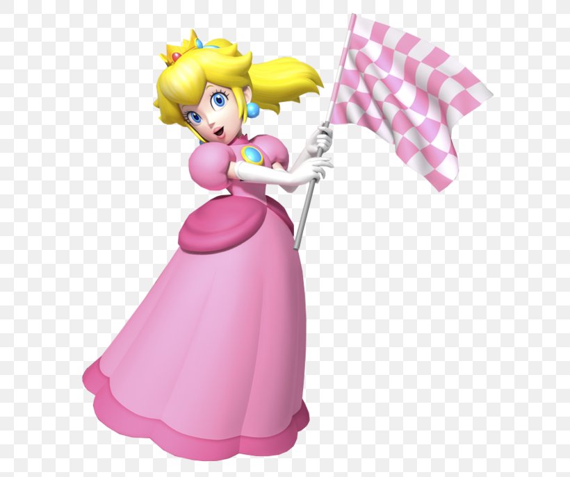 Mario Kart 7 Super Mario Bros. Princess Peach Princess Daisy, PNG, 600x687px, Mario Kart 7, Bowser, Doll, Fictional Character, Figurine Download Free