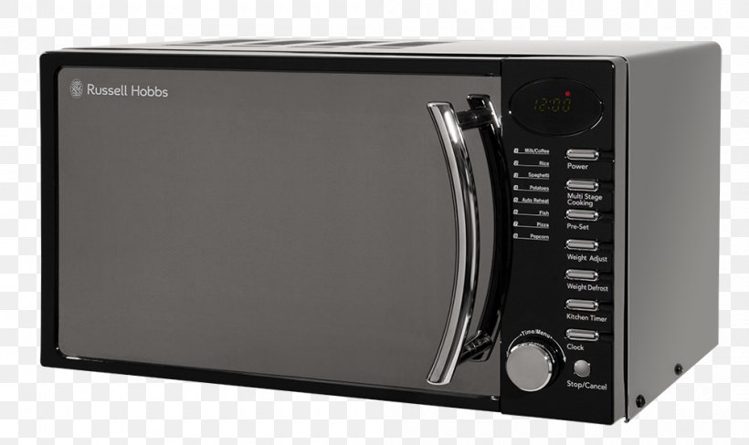 Microwave Ovens Russell Hobbs Home Appliance Vacuum Cleaner, PNG, 1000x596px, Microwave Ovens, Audio Receiver, Electronics, Freezers, Home Appliance Download Free