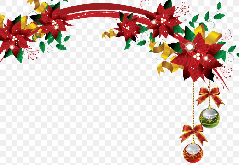 Christmas Decoration Floral Design Flower Christmas Ornament, PNG, 2000x1385px, Christmas, Branch, Christmas Decoration, Christmas Ornament, Decor Download Free