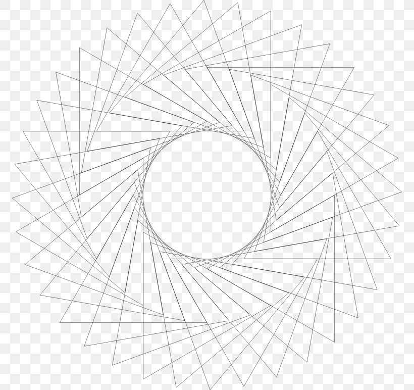 Circle Point Angle, PNG, 772x772px, Point, Black And White, Diagram, Drawing, Line Art Download Free