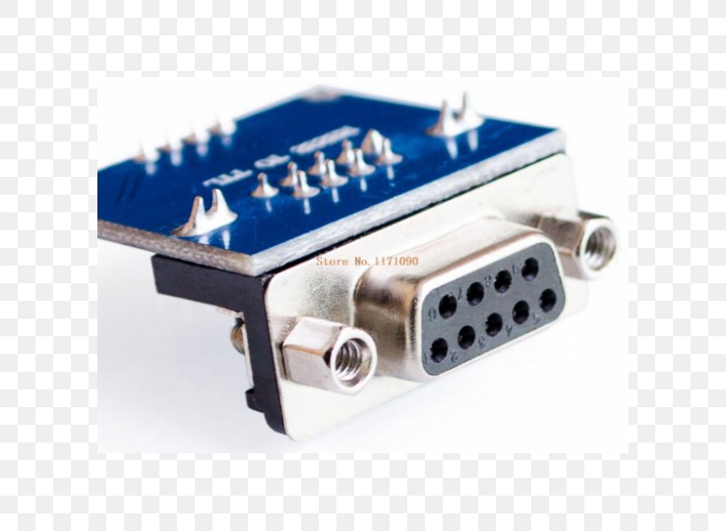 MAX232 Serial Port RS-232 Electronics Transistor–transistor Logic, PNG, 600x600px, Serial Port, Computer Hardware, Computer Port, Dsubminiature, Electrical Connector Download Free