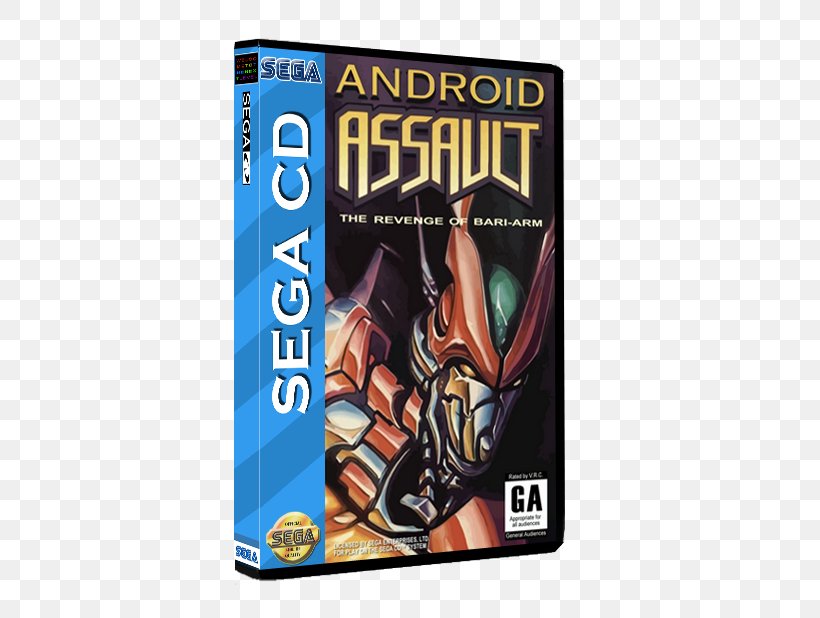 Sega CD Android Assault: The Revenge Of Bari-Arm PlayStation 2 Rise Of The Dragon Dark Wizard, PNG, 425x618px, 1993, Sega Cd, Compact Disc, Dark Wizard, Ecco The Dolphin Download Free
