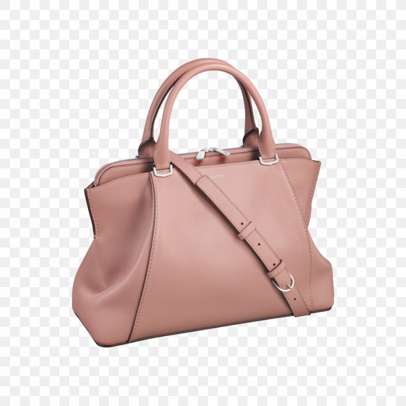 Tote Bag Handbag Leather Cartier, PNG, 1000x1000px, Tote Bag, Bag, Beige, Brand, Brown Download Free