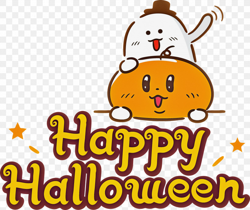 Happy Halloween, PNG, 3000x2523px, Happy Halloween, Cartoon, Geometry, Happiness, Line Download Free