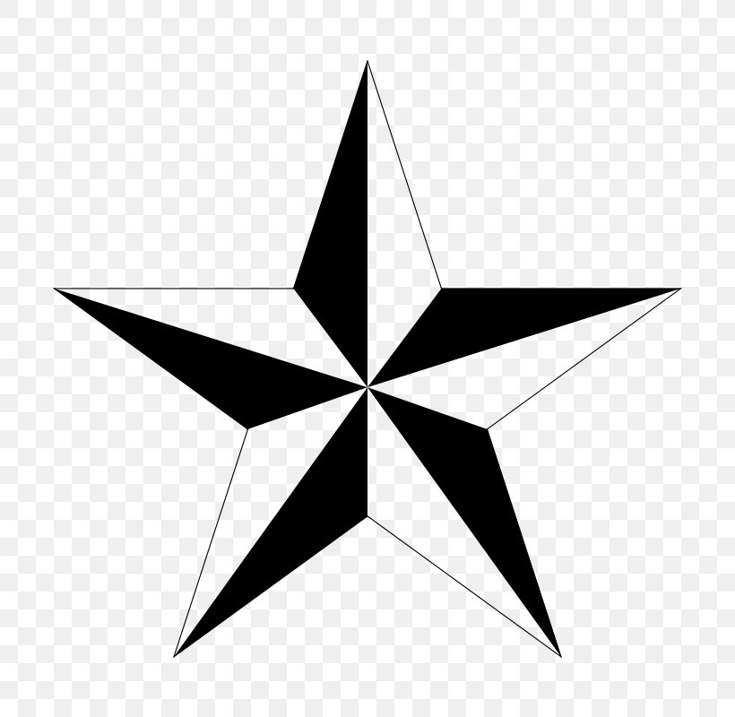 Nautical Star Tattoo Clip Art, PNG, 800x800px, Nautical Star, Black And White, Body Piercing, Idea, Leaf Download Free