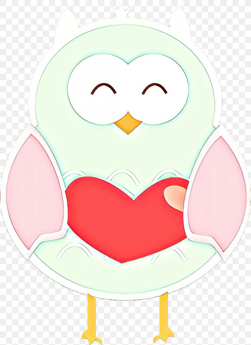 Pink Cartoon Bird Heart Owl, PNG, 1052x1443px, Pink, Bird, Cartoon, Heart, Owl Download Free