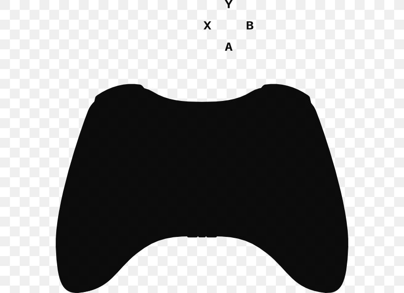 Xbox 360 Controller Xbox One Controller Game Controllers, PNG, 594x595px, Xbox 360 Controller, Black, Black And White, Game Controllers, Monochrome Download Free