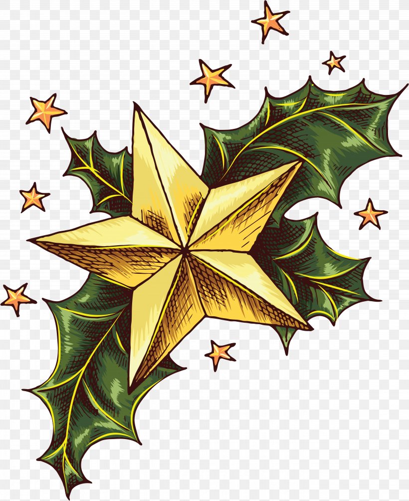 Christmas Star Clip Art, PNG, 5509x6740px, Christmas, Animation, Branch, Christmas Tree, Drawing Download Free