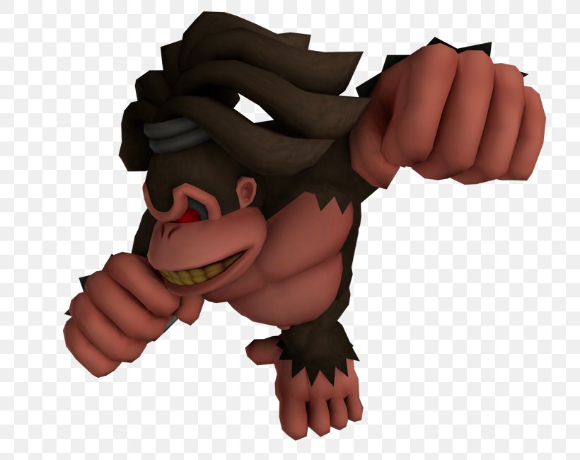 Donkey Kong Jungle Beat Super Smash Bros. Brawl Wii Video Game, PNG, 750x650px, Donkey Kong Jungle Beat, Arm, Cartoon, Donkey Kong, Dreadlocks Download Free
