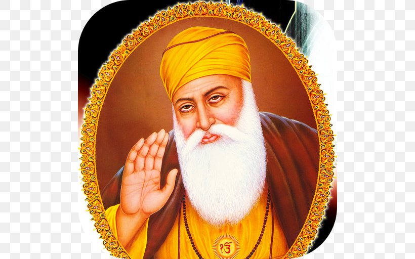 Guru Nanak Gurpurab Sikhism Sikh Guru, PNG, 512x512px, Guru Nanak, Dastar, Facial Hair, Gurbani, Gurdwara Download Free
