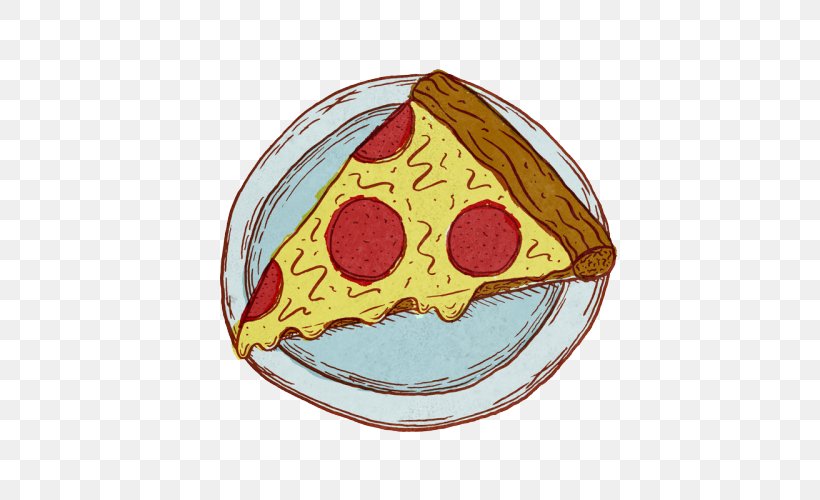Pizza Drawing Clip Art Illustration Image, PNG, 500x500px, Pizza, Californiastyle Pizza, Cartoon, Drawing, Fashion Accessory Download Free