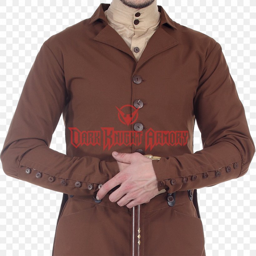 Steampunk Overcoat Victorian Era Clothing, PNG, 850x850px, Steampunk, Button, Clothing, Coat, Cosplay Download Free
