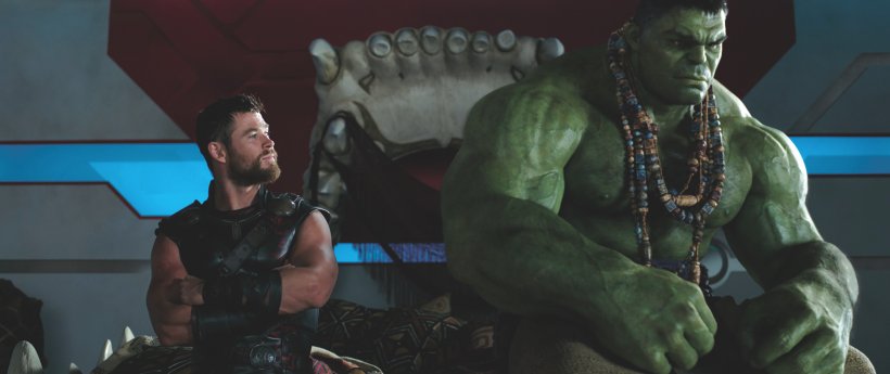 Hulk Thor Marvel Cinematic Universe Film Marvel Studios, PNG, 2483x1047px, Hulk, Asgard, Avengers, Chris Hemsworth, Cinema Download Free