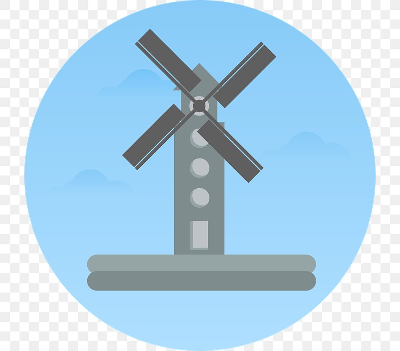 Windmill Tower Mill, PNG, 720x720px, Windmill, Cooling Tower, Cross, Sky, Symbol Download Free