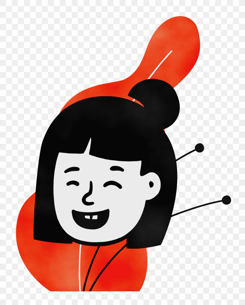 Cartoon Character, PNG, 2012x2500px, Happy Teeth, Cartoon, Character, Paint, Watercolor Download Free