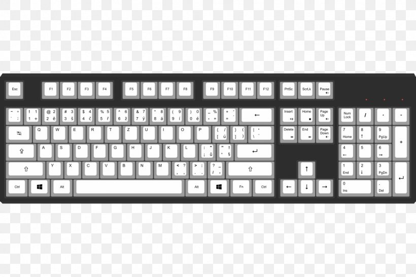 Computer Keyboard Keycap Cherry Das Keyboard Key Switch, PNG, 1024x683px, Computer Keyboard, Arrow Keys, Backlight, Brand, Cherry Download Free