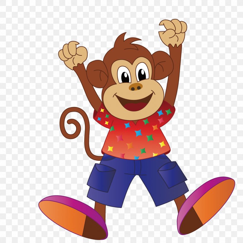 Orangutan Monkey Cartoon, PNG, 1500x1501px, Orangutan, Animal, Animation, Art, Cartoon Download Free