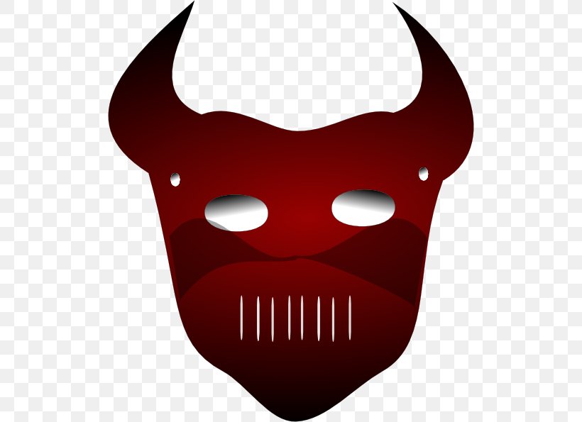 Mask Devil Demon Clip Art, PNG, 516x595px, Mask, Demon, Devil, Fictional Character, Mouth Download Free