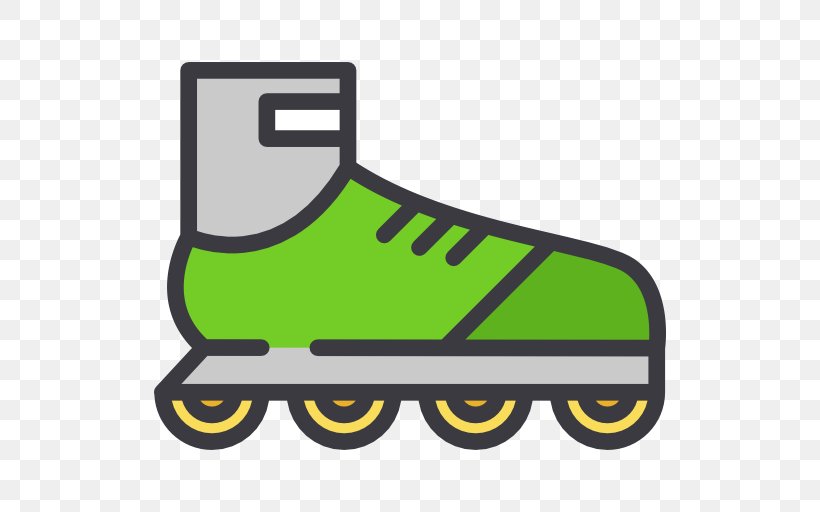 Roller Skates Skateboarding Roller Skating Icon, PNG, 512x512px, Roller Skates, Area, Footwear, Green, Ice Skate Download Free