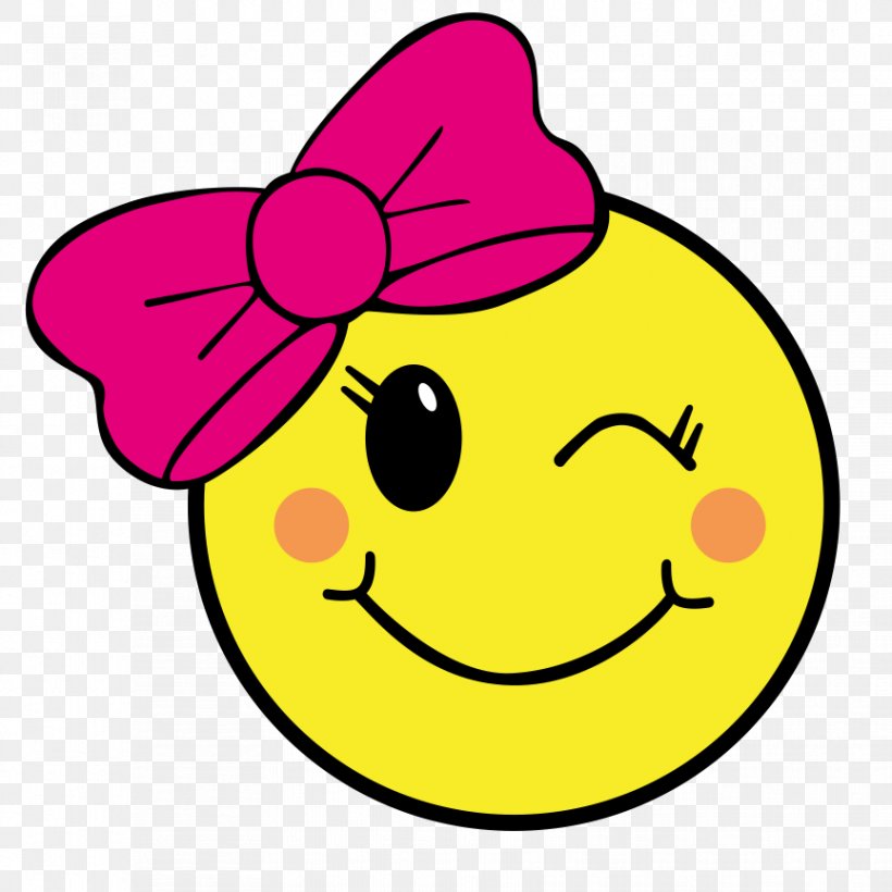 Smiley Emoji Emoticon Wink Clip Art, PNG, 864x864px, Watercolor, Cartoon,  Flower, Frame, Heart Download Free