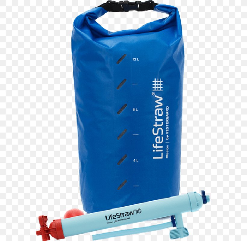Water Filter LifeStraw Portable Water Purification Drinking Water, PNG, 800x800px, Water Filter, Bag, Blue, Bugout Bag, Cylinder Download Free