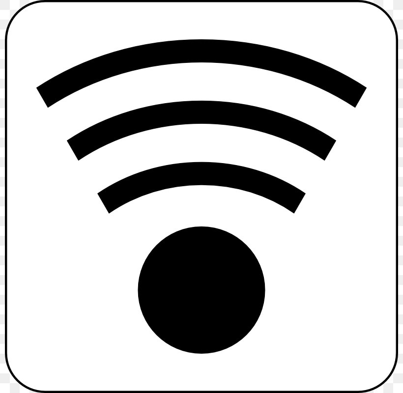 Wi-Fi Hotspot Clip Art, PNG, 800x800px, Wifi, Area, Black And White, Favicon, Free Content Download Free