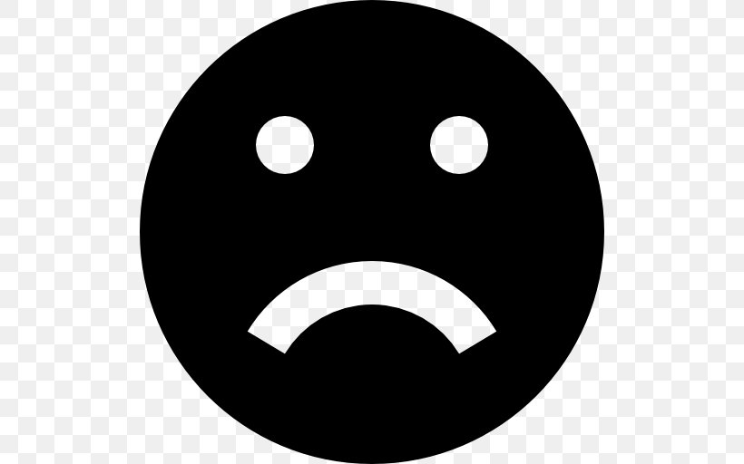 YouTube Emoticon Sadness, PNG, 512x512px, Youtube, Black, Black And White, Emoticon, Face Download Free