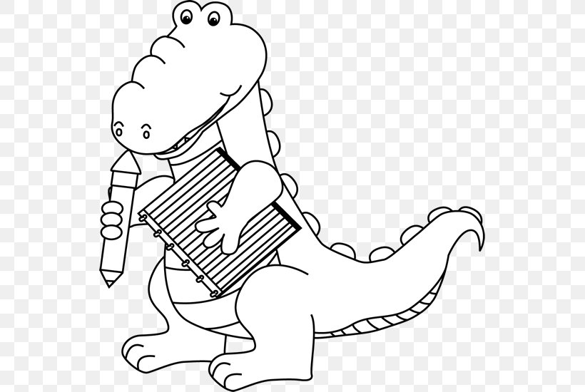 Alligator Crocodile Black And White Clip Art, PNG, 541x550px, Watercolor, Cartoon, Flower, Frame, Heart Download Free